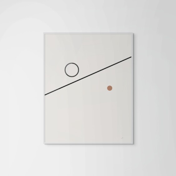 Balance 01 – Minimal Geometric Framed Poster Posters  - 5