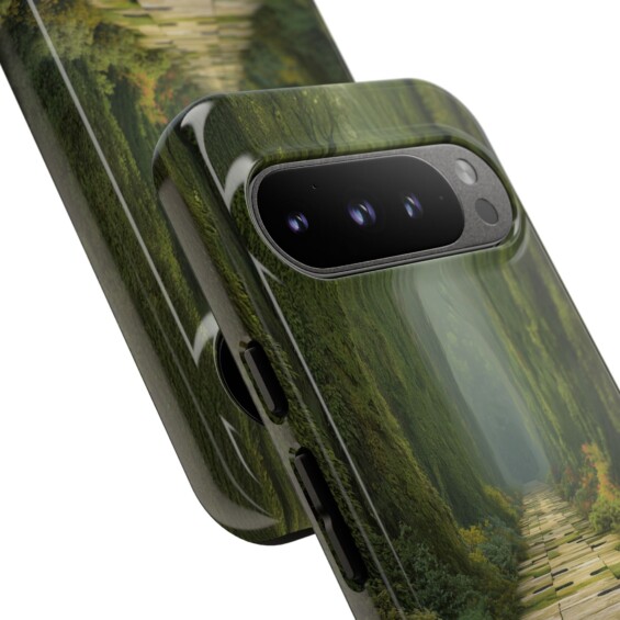 Phone Case – Green Piece Art  - 3
