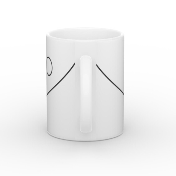 Balance 04 – Minimal Abstract Ceramic Mug Mugs  - 4