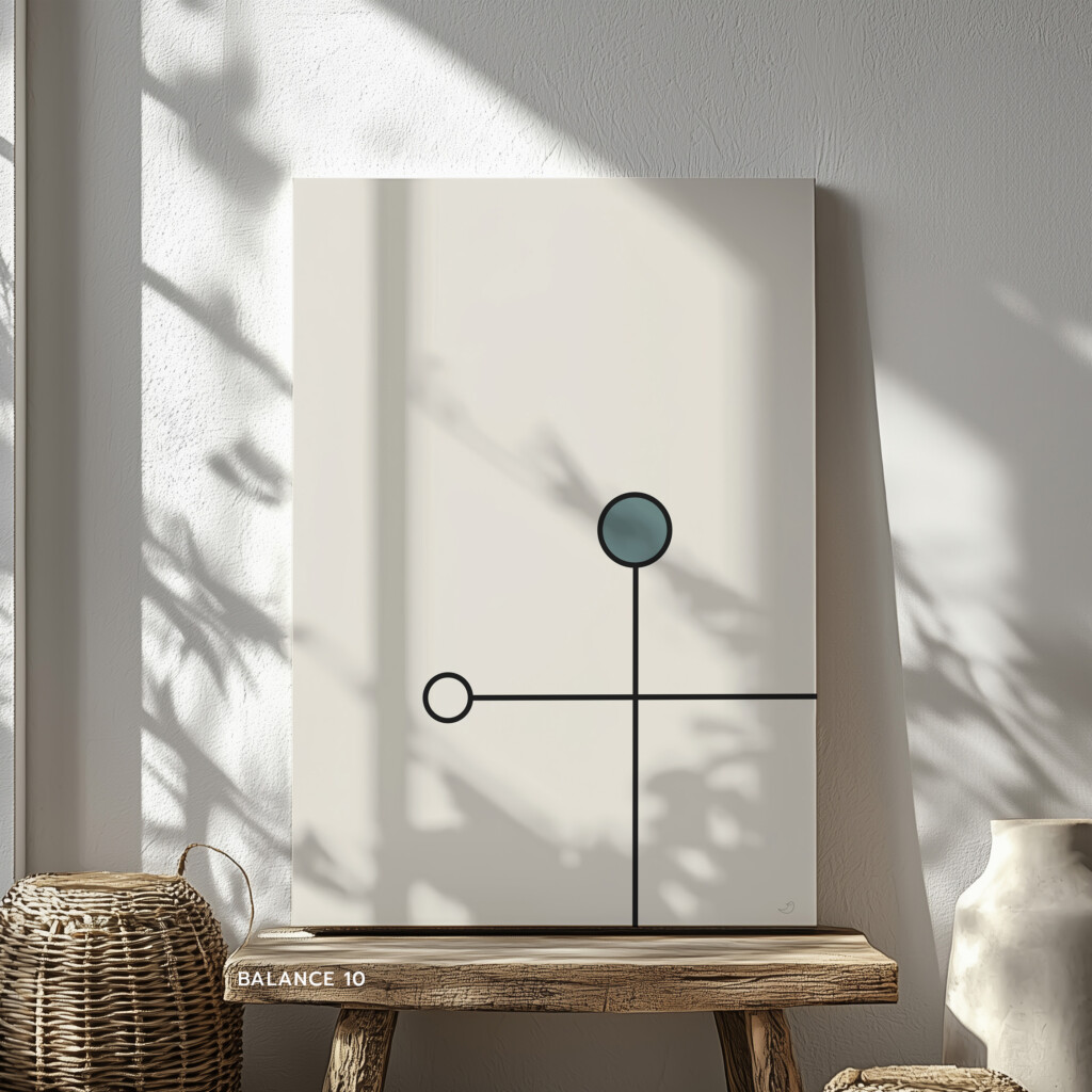 Modern Minimalist Canvas Art – Balance 10 – Choice Canvas  - 1