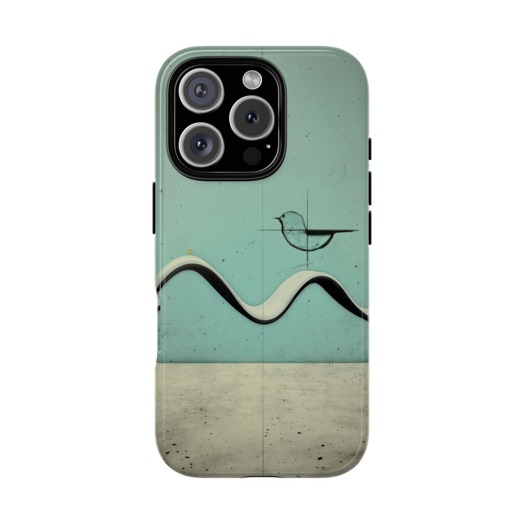 Phone Case – With The Wave Art  - 1