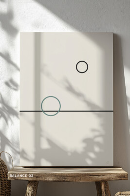 line art canvas, minimal wall decor, geometric canvas print, Balance Series, Scandinavian interior