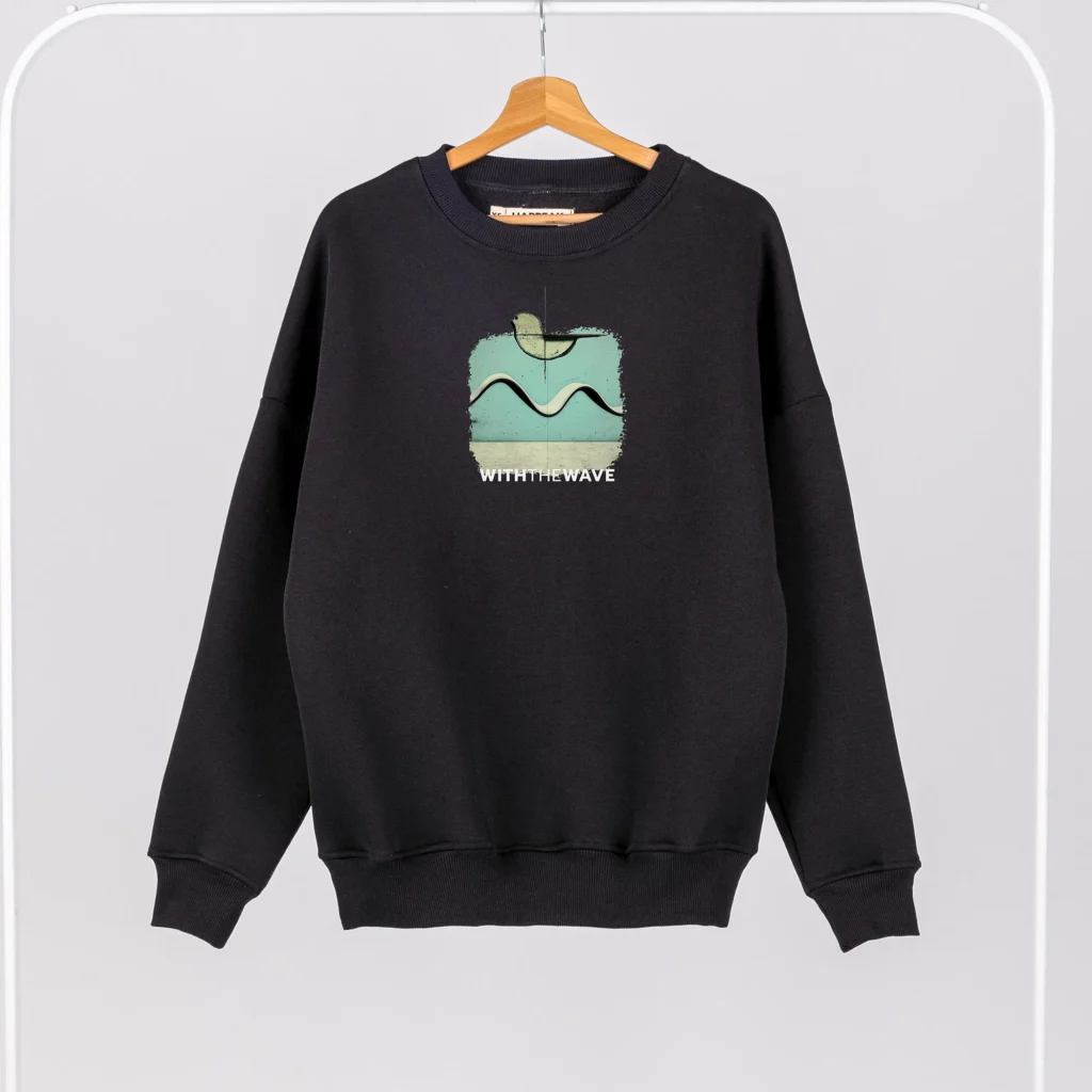 Unisex Sweatshirt “With the wave” Sweatshirts  - 1