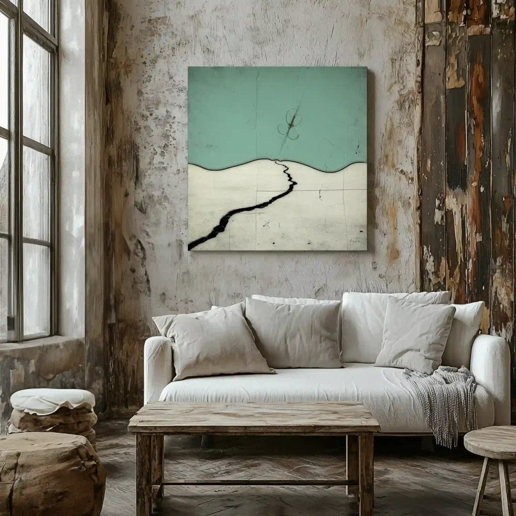Canvas “Crack in time” Canvas  - 1
