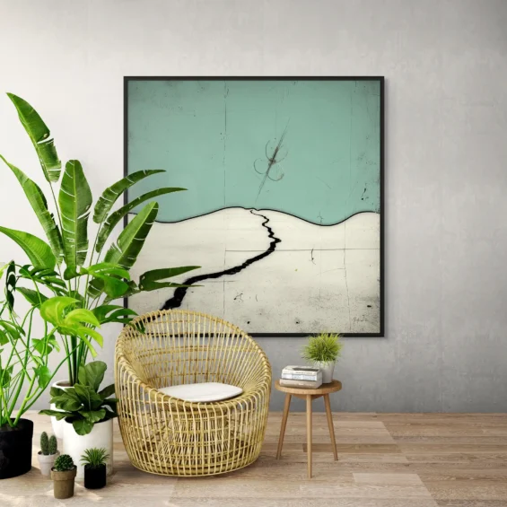 Canvas “Crack in time” Canvas  - 3
