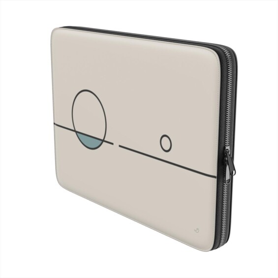 Balance 09 – Black Line Laptop Sleeve Laptop Sleeves  - 3