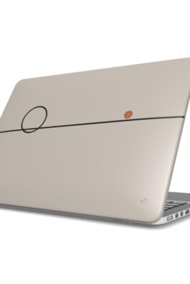 modern MacBook case, geometric laptop case, minimal tech accessory, Balance Series, structured design