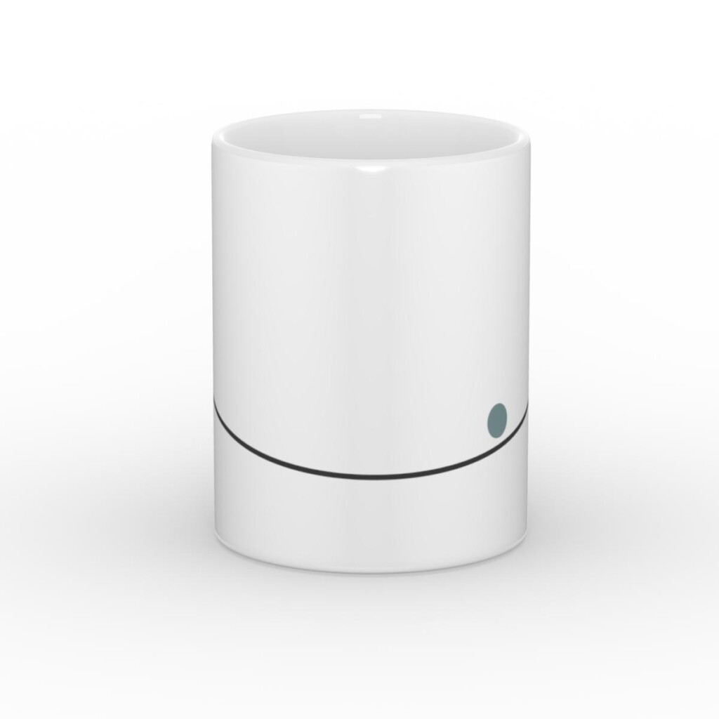 Balance 04 – Minimal Abstract Ceramic Mug Mugs  - 2