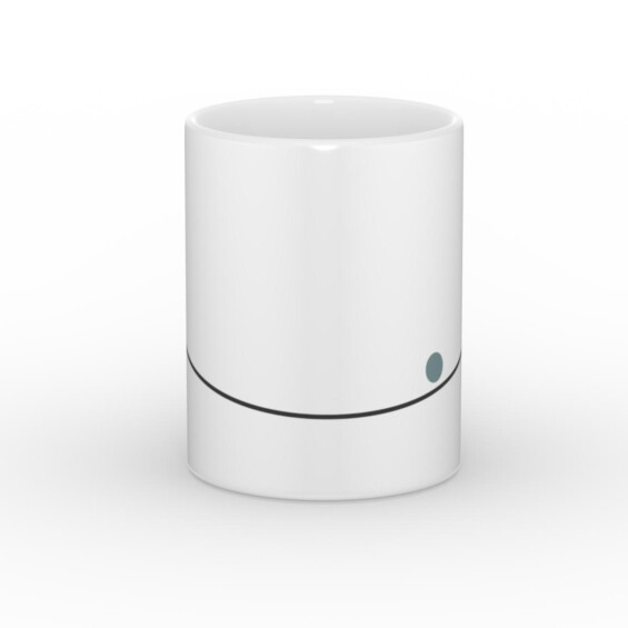 Balance 04 – Minimal Abstract Ceramic Mug Mugs  - 2