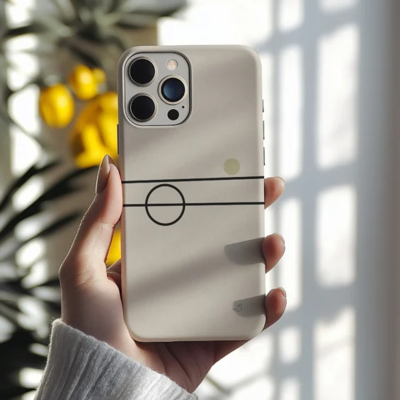 Minimal Line Art Phone Case – Balance 06 – Parallel Phone Cases  - 4