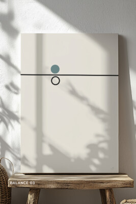 geometric canvas art, minimalist wall art, black line print, Balance Series, modern decor