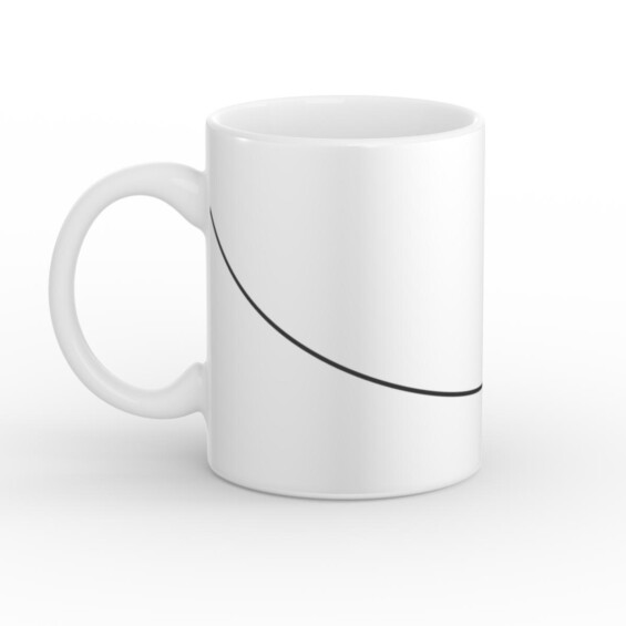 Balance 04 – Minimal Abstract Ceramic Mug Mugs  - 3