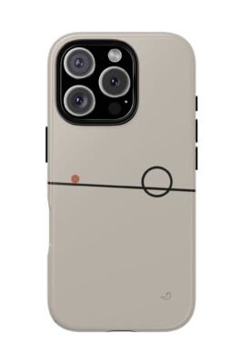 modern phone case, geometric phone cover, minimal design, Balance Series, structured tech accessory