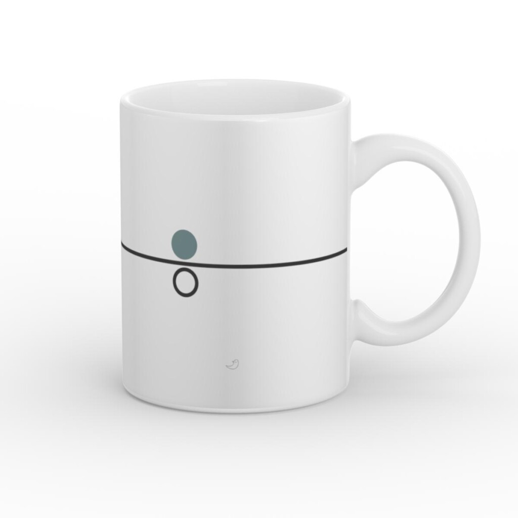 Balance 03 – Geometric Minimal Ceramic Mug Mugs  - 1