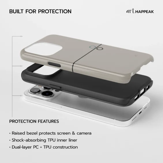 Geometric Minimal Phone Case – Balance 03 – Separation Phone Cases  - 5