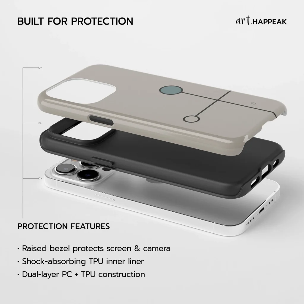 Modern Minimalist Phone Case – Balance 10 – Choice Phone Cases  - 5