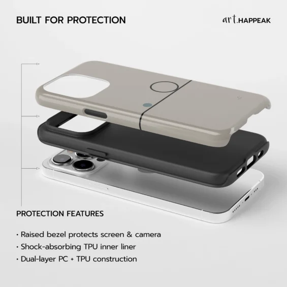 Subtle Geometric Phone Case – Balance 11 – Space Phone Cases  - 5