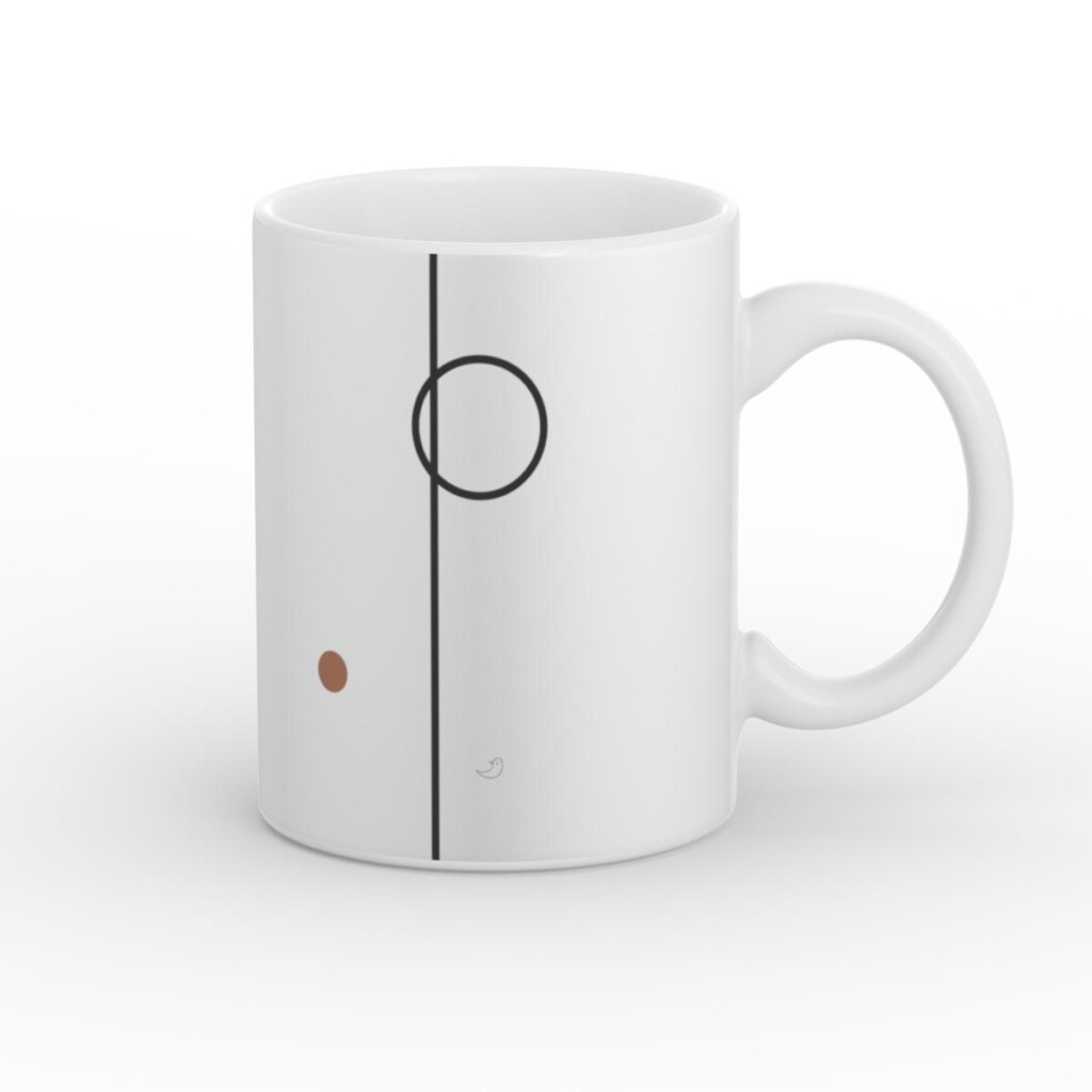 Balance 12 – Minimal Geometry Ceramic Mug Mugs  - 1
