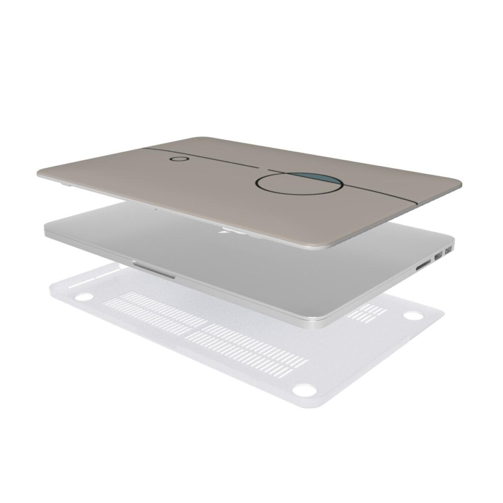 Balance 09 – Black Line MacBook Case MacBook cases  - 3