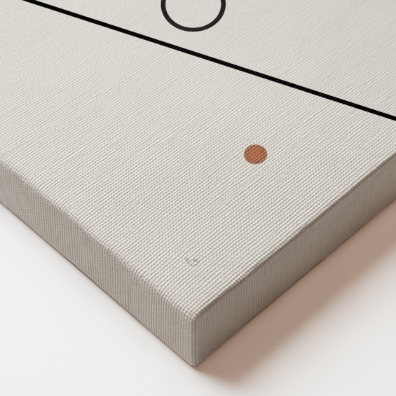 Balance 01 – Minimal Geometric Canvas Art Canvas  - 2