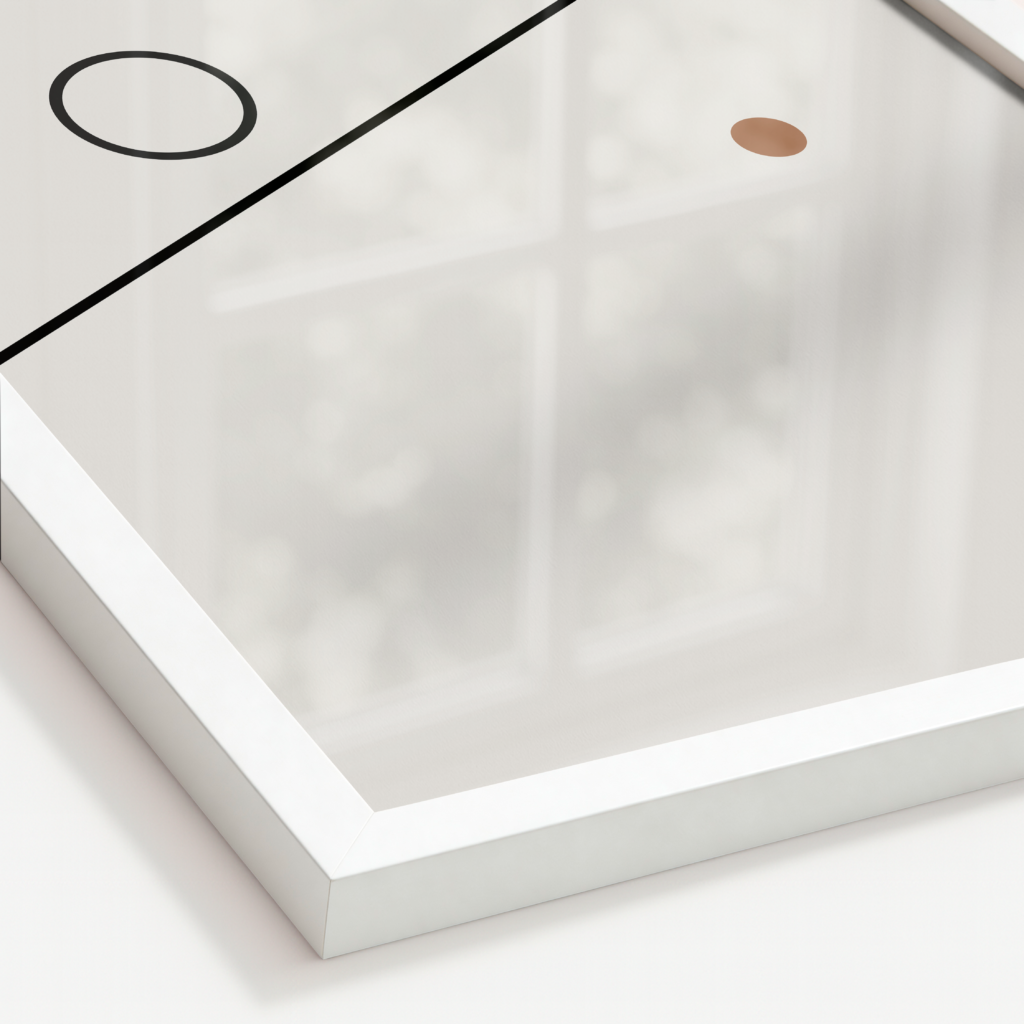 Balance 01 – Minimal Geometric Framed Poster Posters  - 4