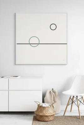 line art canvas, minimal wall decor, geometric canvas print, Balance Series, Scandinavian interior