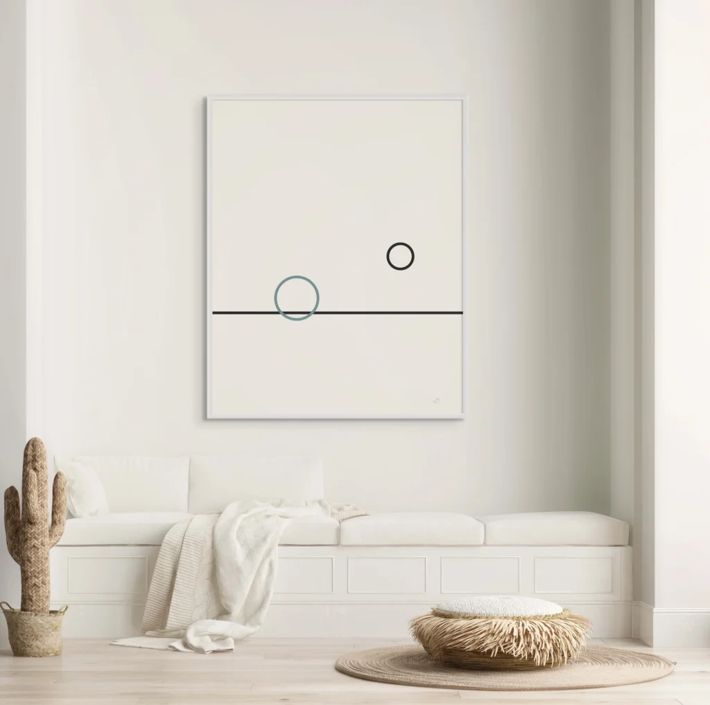 Balance 02 – Minimal Line Art Poster Posters - 1 Balance 02 – Minimal Line Art Poster Posters - 1
