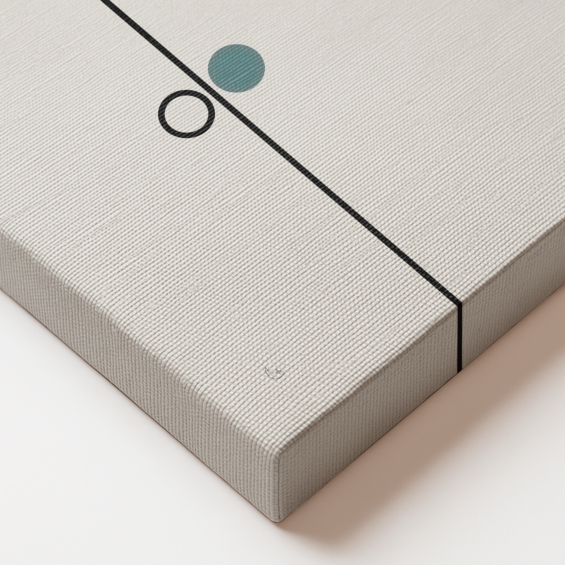 Balance 03 – Geometric Minimal Canvas Canvas  - 2