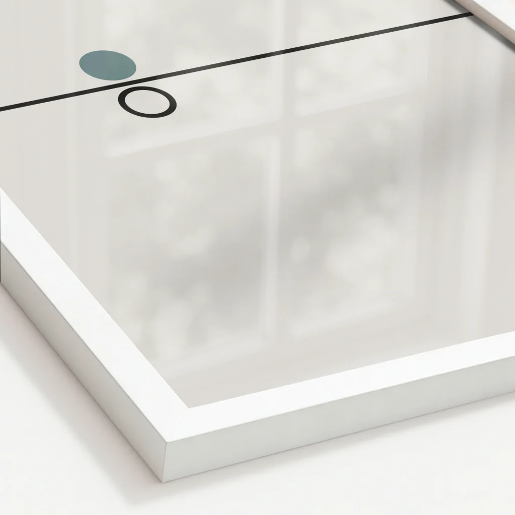 Balance 03 – Geometric Minimal Framed Poster Posters  - 4