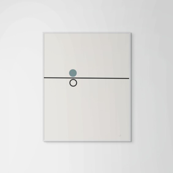 Balance 03 – Geometric Minimal Canvas Canvas  - 5