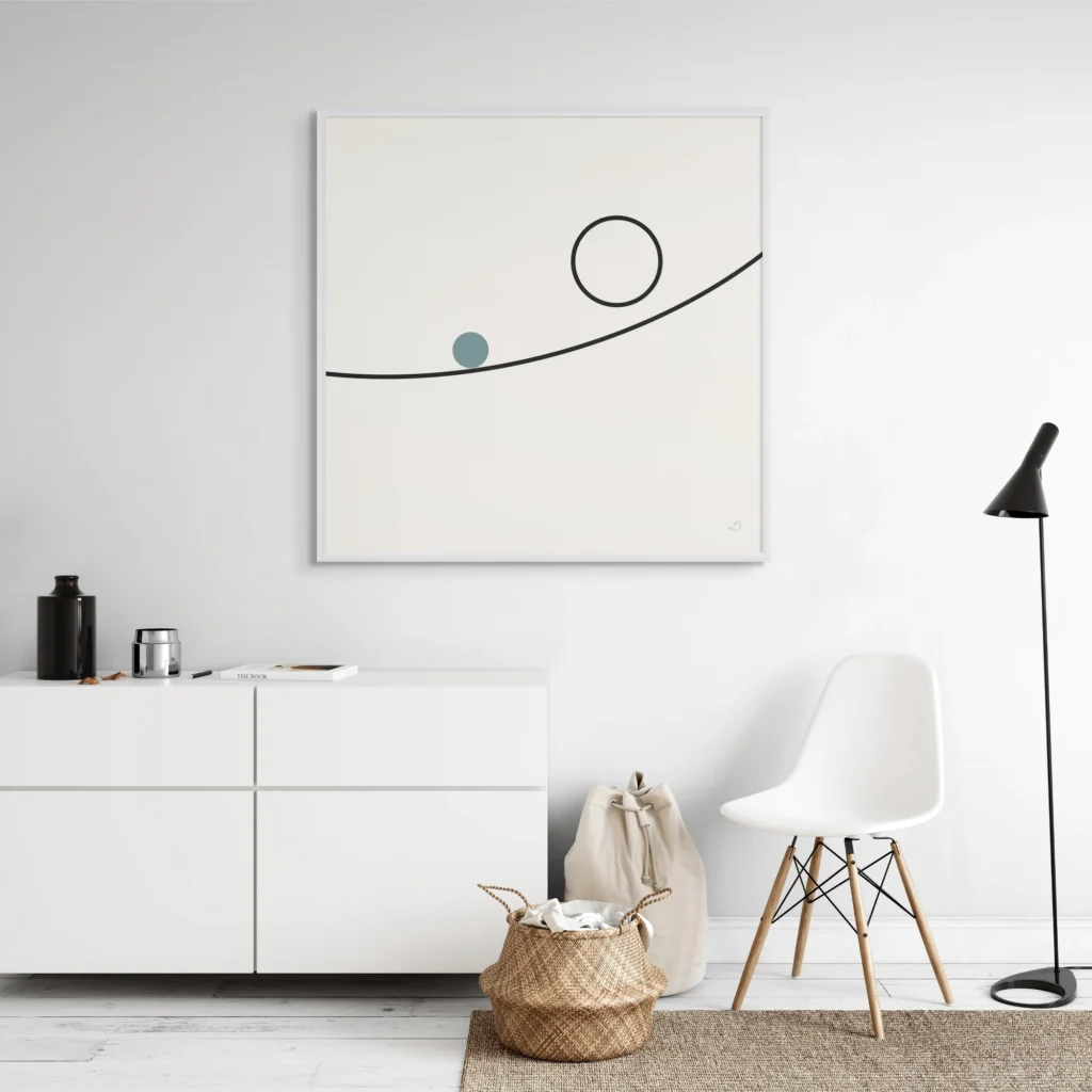 Balance 04 – Minimal Abstract Canvas Art Canvas  - 1