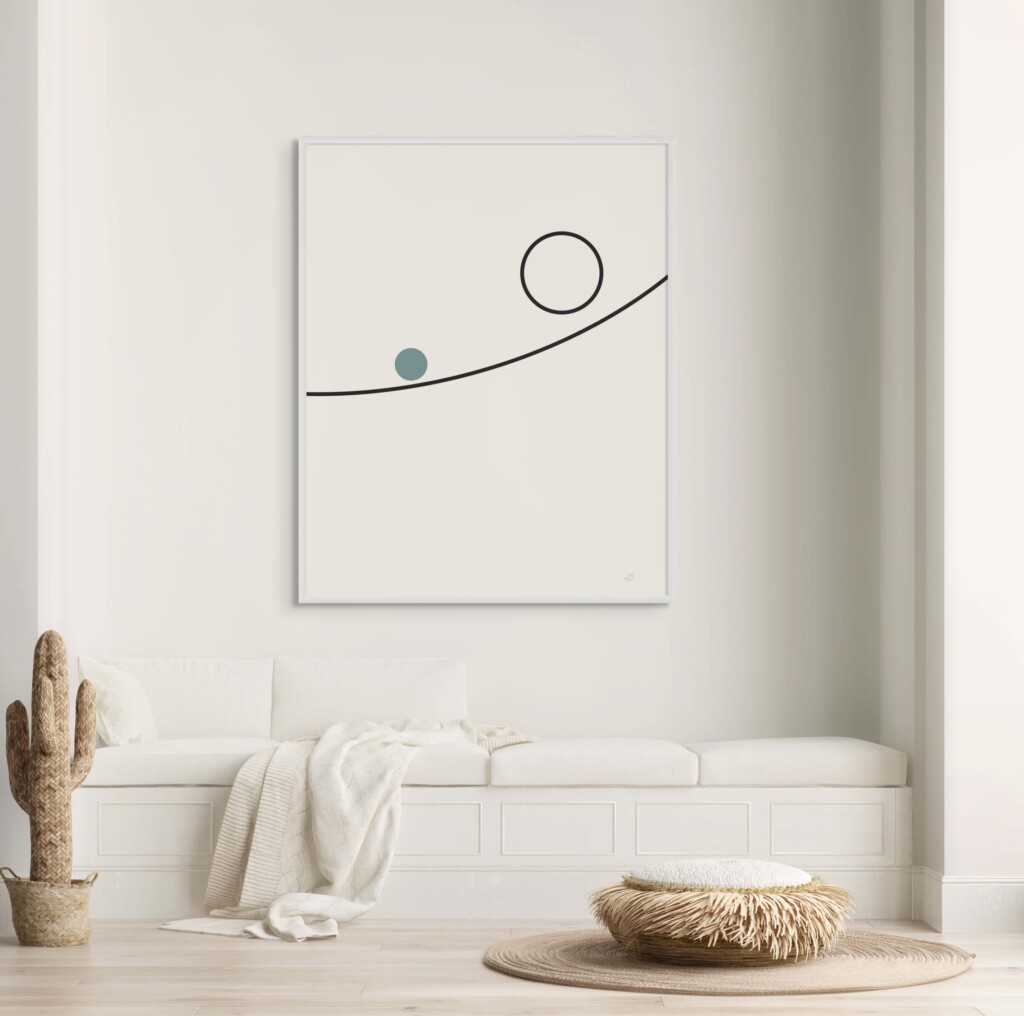Balance 04 – Minimal Abstract Framed Poster Posters - 1 Balance 04 – Minimal Abstract Framed Poster Posters - 1