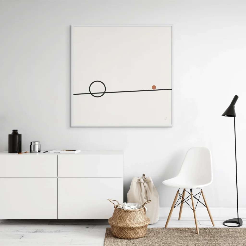 Balance 05 – Modern Geometric Canvas Art Canvas  - 1