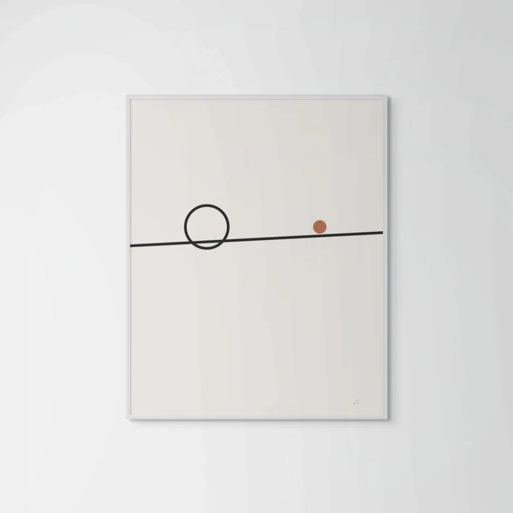 Balance 05 – Modern Geometric Canvas Art Canvas  - 5