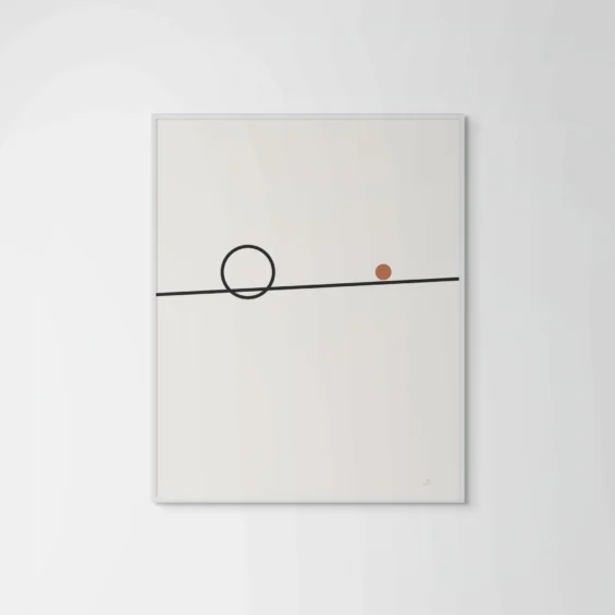 Balance 05 – Modern Geometric Canvas Art Canvas  - 5