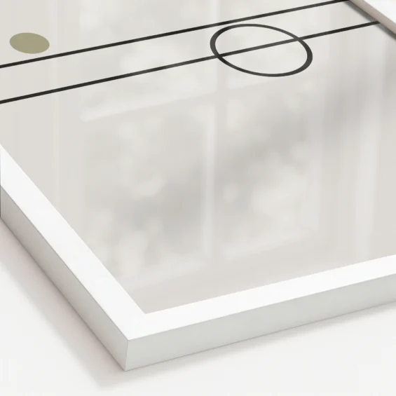 Balance 06 – Minimal Line Framed Poster Posters  - 4