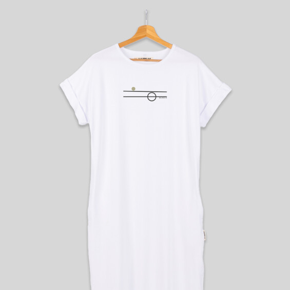 Balance 06 – Abstract Line Art Long Dress Dresses  - 3