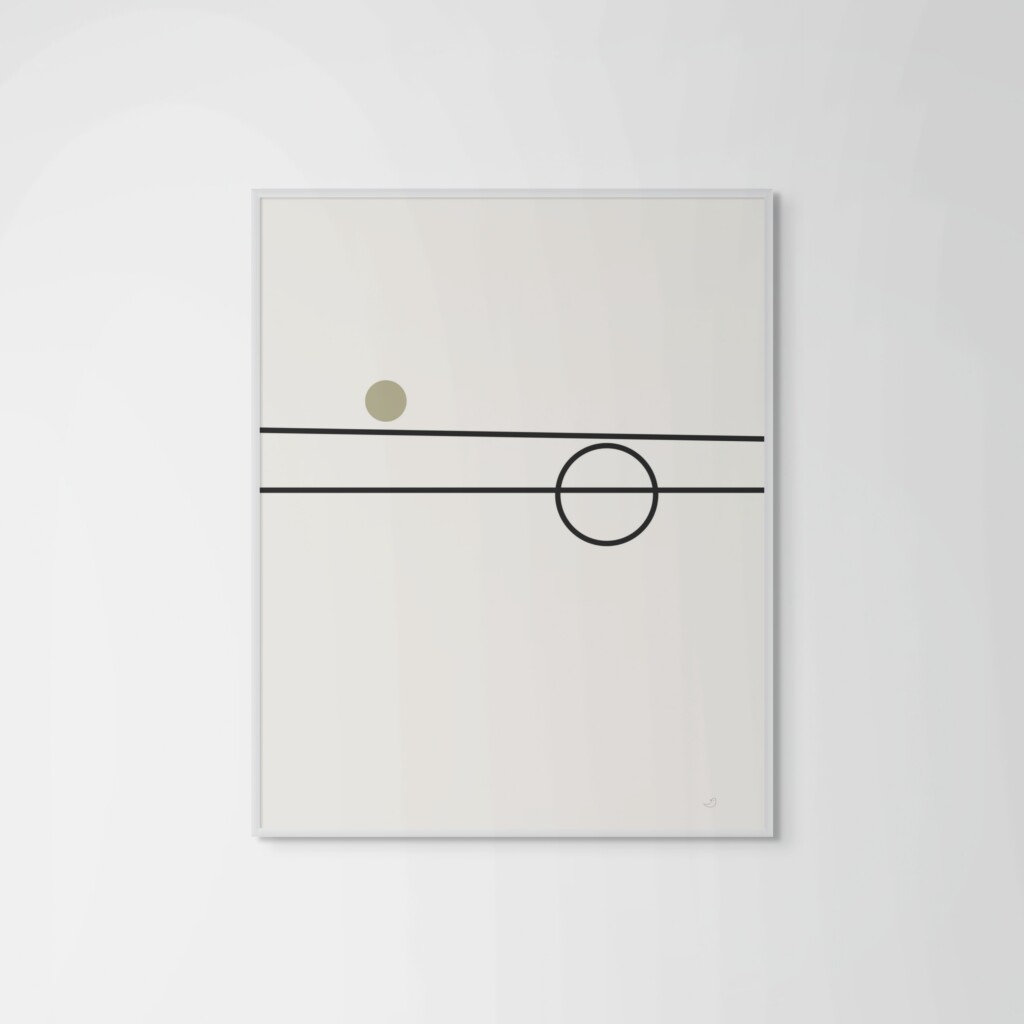 Balance 06 – Minimal Line Canvas Art Canvas  - 5