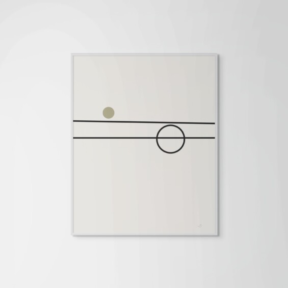 Balance 06 – Minimal Line Canvas Art Canvas  - 5