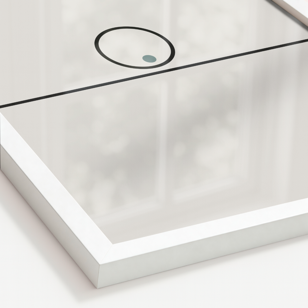 Balance 07 – Geometric Accent Framed Poster Posters  - 4