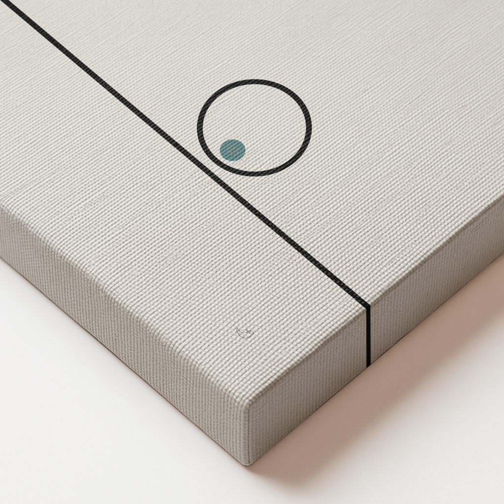 Balance 07 – Geometric Accent Canvas Canvas  - 2