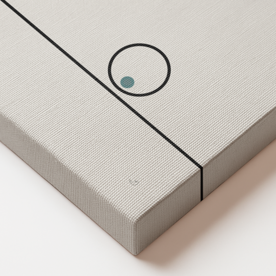 Balance 07 – Geometric Accent Canvas Canvas  - 2