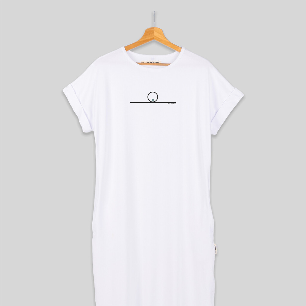 Balance 07 – Geometric Accent Long Dress Dresses  - 1