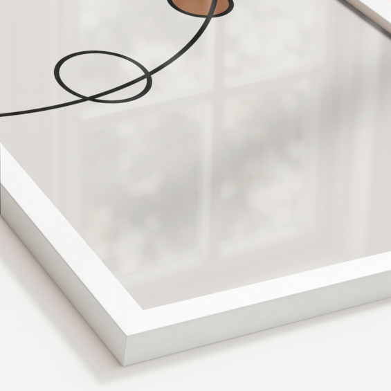 Balance 08 – Minimal Abstract Framed Art Posters  - 4