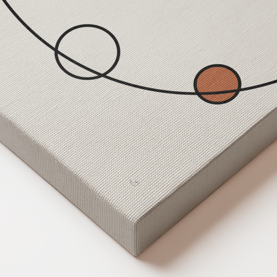 Balance 08 – Minimal Abstract Canvas Canvas  - 2