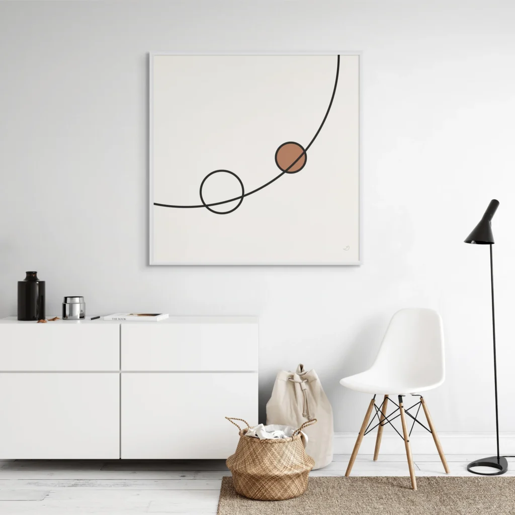 Balance 08 – Minimal Abstract Canvas Canvas  - 1
