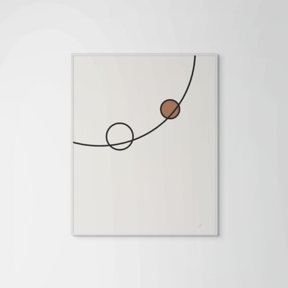 Balance 08 – Minimal Abstract Framed Art Posters  - 5