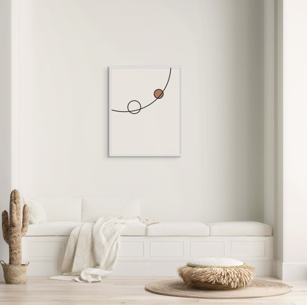 Balance 08 – Minimal Abstract Framed Art Posters  - 3