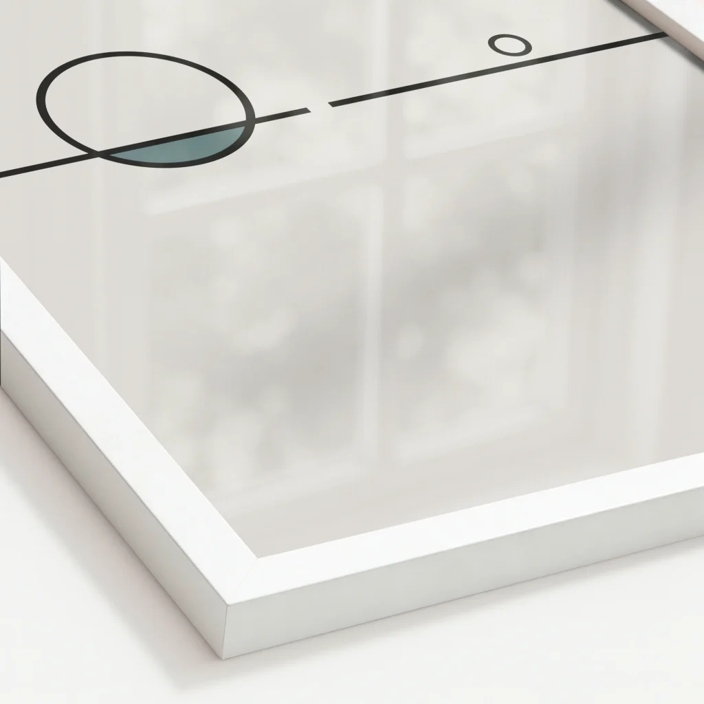 Balance 09 – Black Line Framed Poster Posters - 4 Balance 09 – Black Line Framed Poster Posters - 4