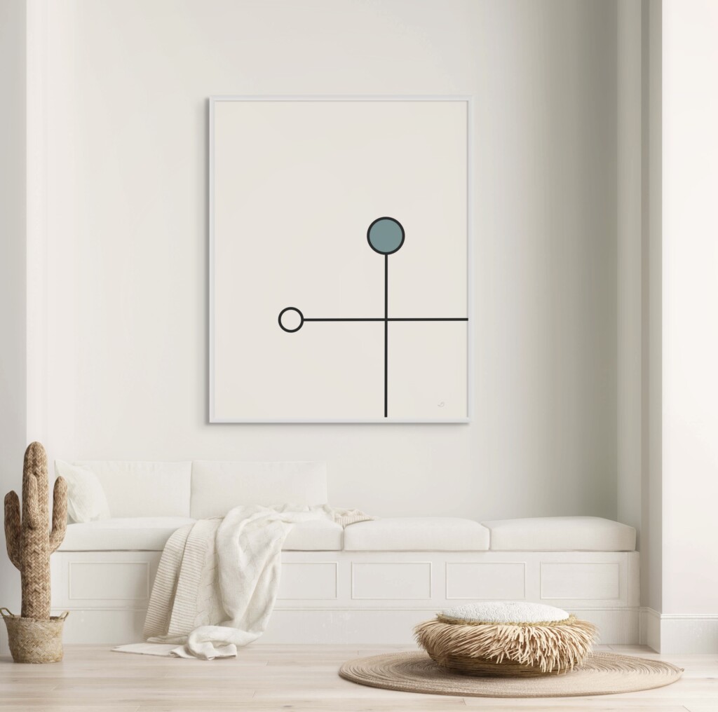 Balance 10 – Modern Minimalist Framed Poster Posters  - 1